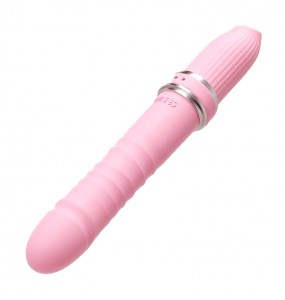 MizzZee - First Love Pleasure Thrusting Suction Wand (Chargeable - Pink)